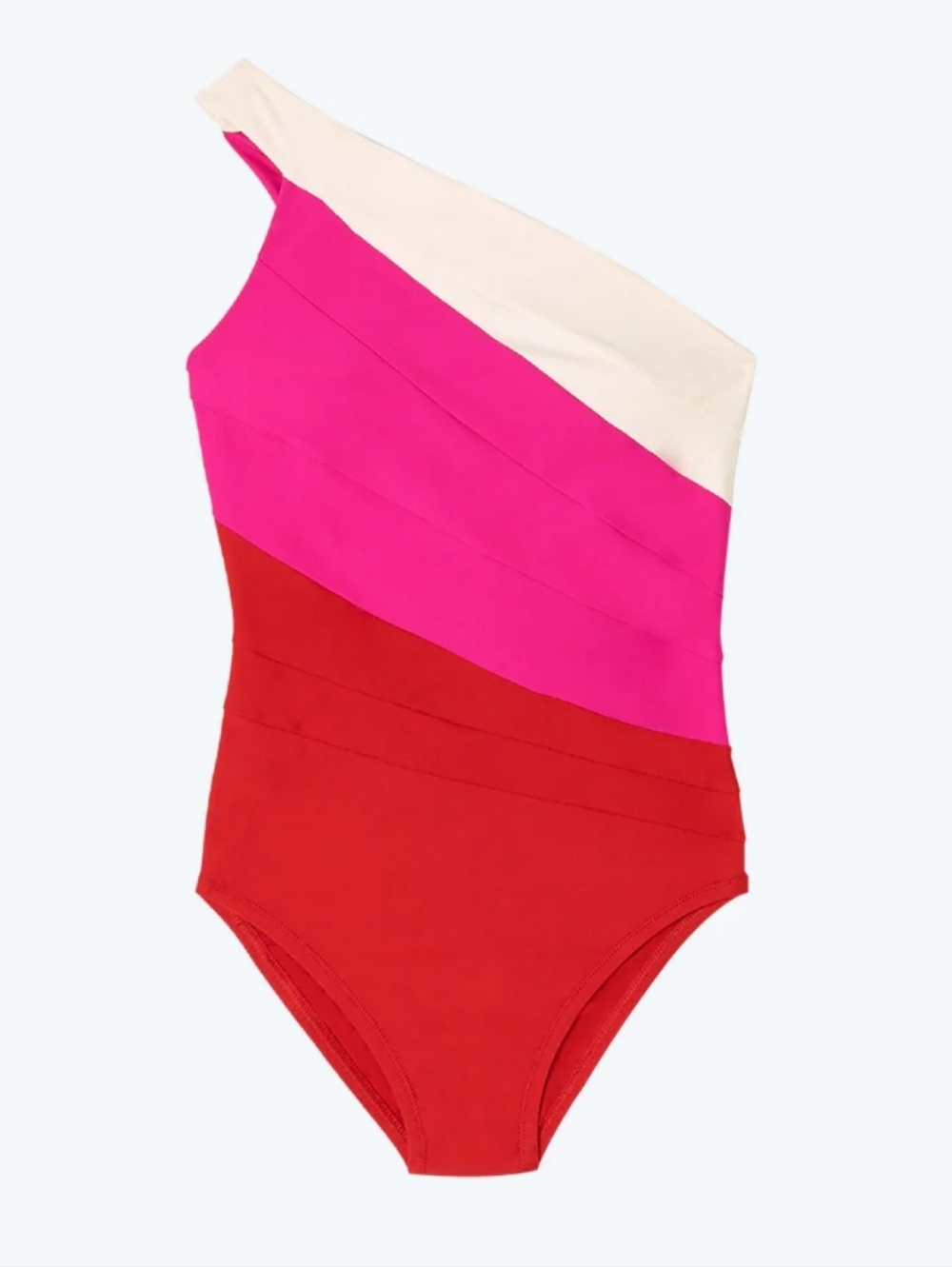 Summersalt Pink The Sidestroke One Piece One Shoulder Swimsuit Bikini - Picture 11 of 12